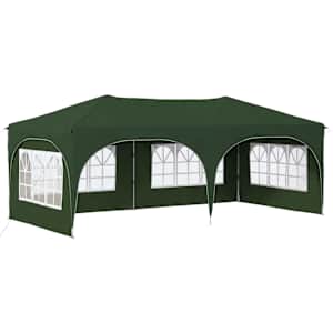 vidaXL &Uuml;hepuuline peotelk 575 x 288 x 245 cm Roheline Oxfordi kangas