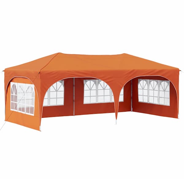 vidaXL &Uuml;hepuuline peotelk 575 x 288 x 245 cm Oranž Oxfordi kangas