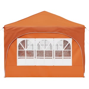 Párty stan s výsuvným stánkem 575 x 288 x 245 cm Oranžová - obrázek 7