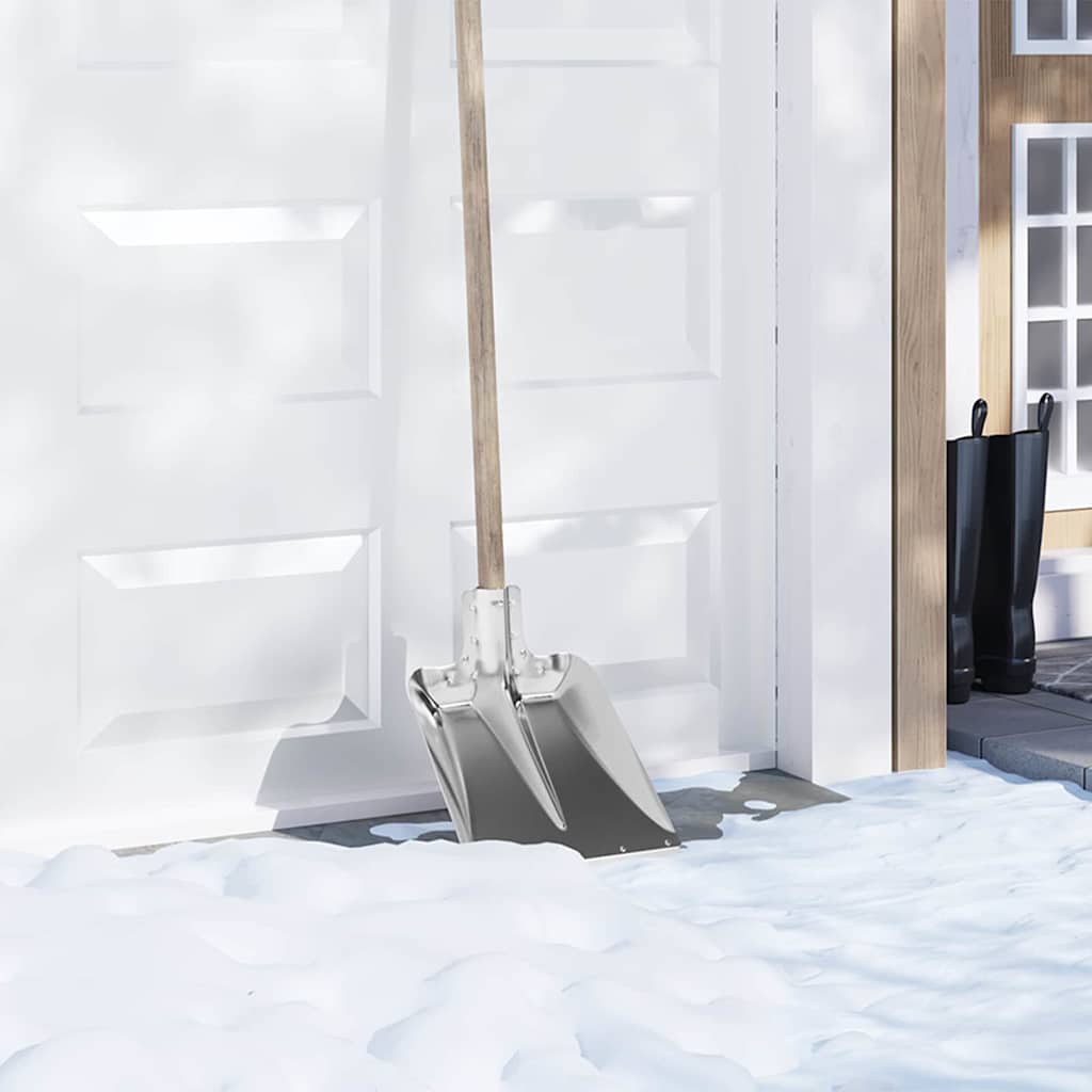 vidaXL Schaufelkopf Silber 41,5 x 32,5 cm Aluminium