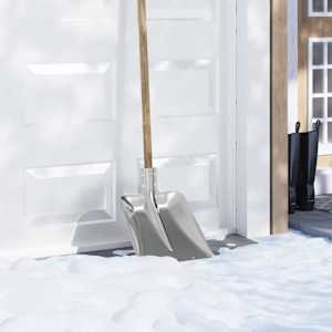 Glava lopate srebrna 45 x 38 cm Aluminij