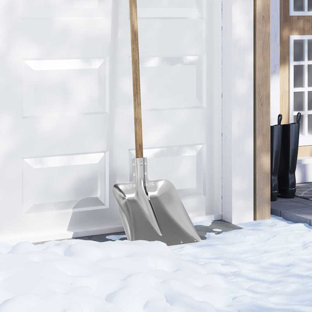 vidaXL Schaufelkopf 4 pcs Silber 45 x 38 cm Aluminium