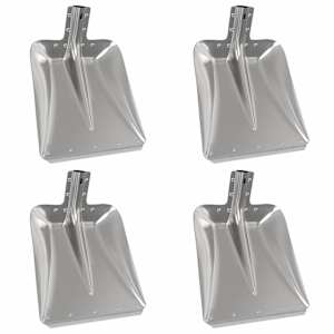 vidaXL Labida pea 4 tk H&otilde;bedane 45 x 38 cm Alumiinium