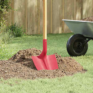 Glava lopate Rdeča 39,5 x 27,5 cm Prašno lakirano jeklo