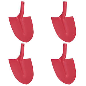 vidaXL Labida pea 4 tk Punane 39,5 x 27,5 cm Pulberv&auml;rvitud teras