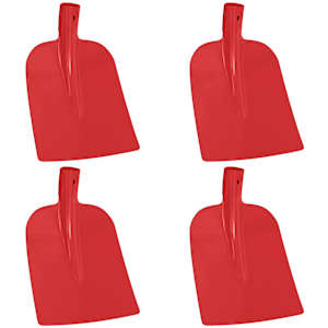 vidaXL Labida pea 4 tk Punane 32 x 24,5 cm Pulberv&auml;rvitud teras