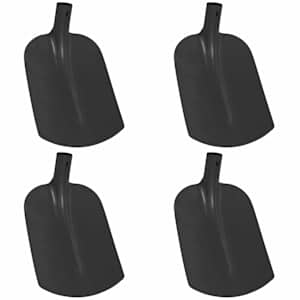 Hlava lopaty 4 pcs Černá 34,5 x 24 cm Práškově lakovaná ocel - obrázek 2