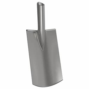 vidaXL Labida pea H&otilde;bedane 43 x 17 cm Pulberv&auml;rvitud teras