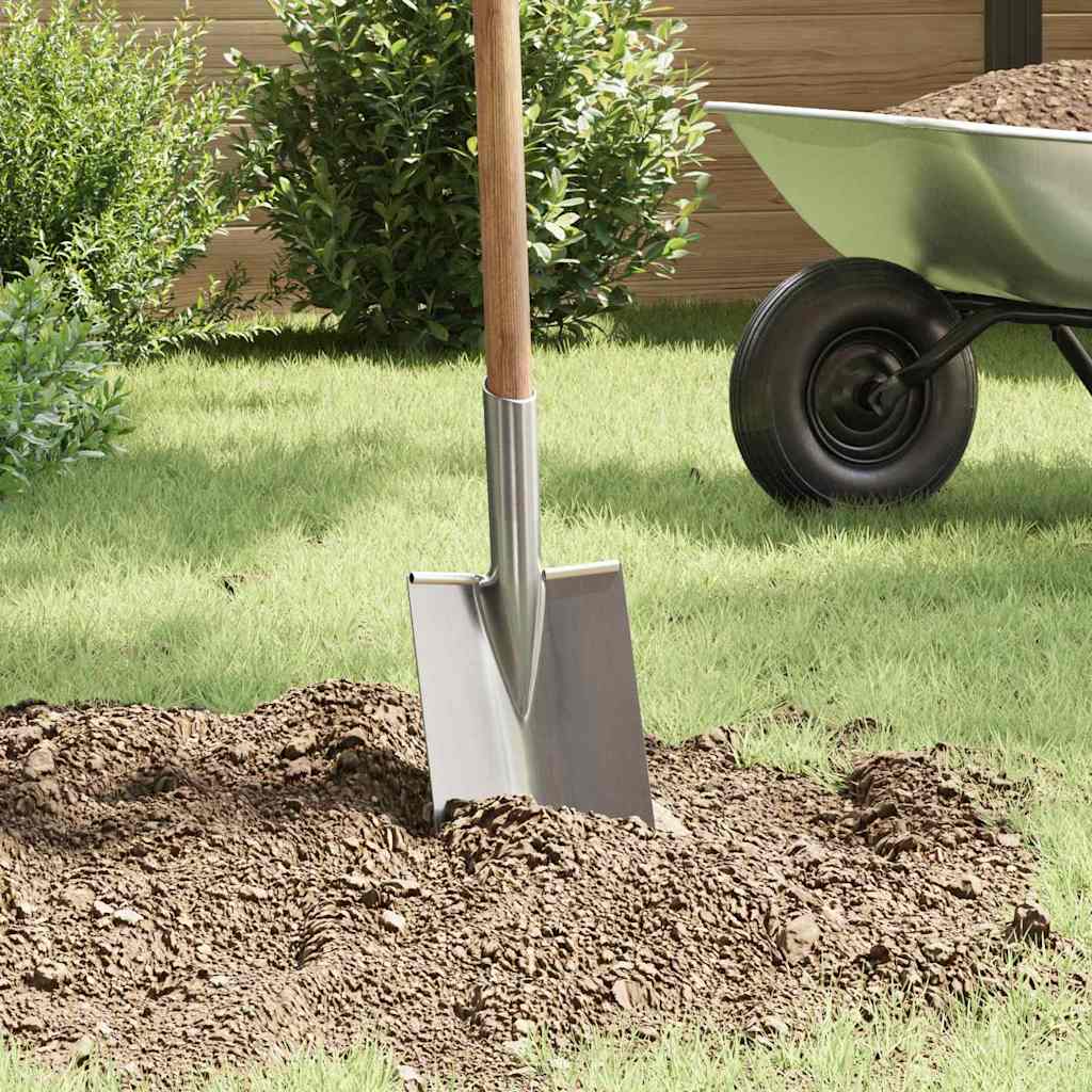 vidaXL Schaufelkopf 4 pcs Silber 43 x 17 cm Pulverbeschichteter Stahl