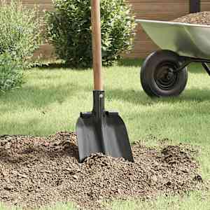 Glava lopate 4 pcs srebrna 33 x 21 cm Prašno lakirano jeklo