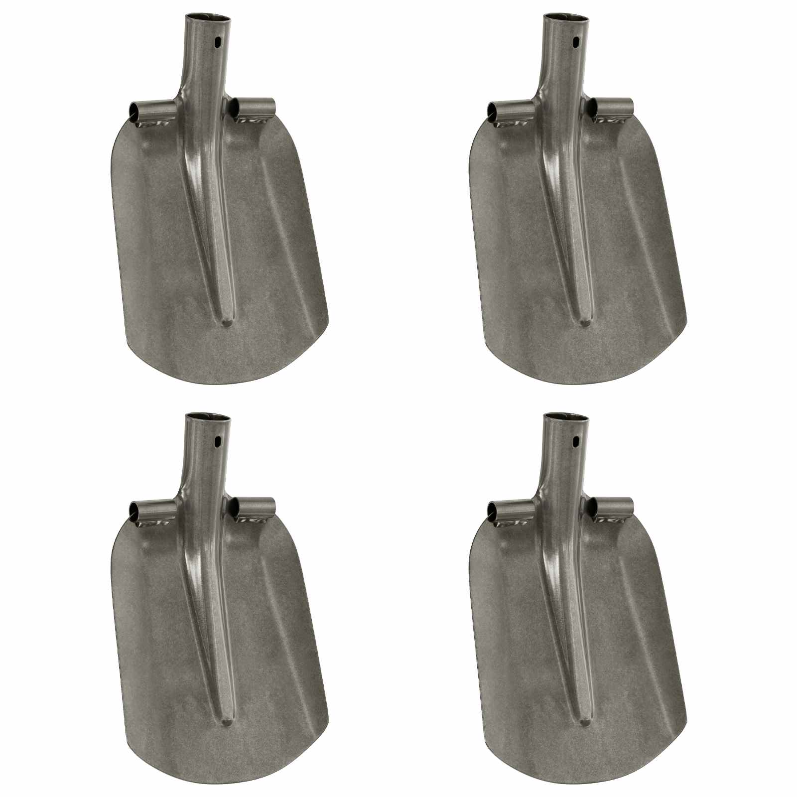 Schep Hoofd 4 st Zilver 33 x 21 cm Gepoedercoat staal - Afbeelding 2