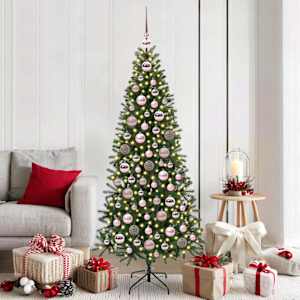 Set božičnih okraskov med 300 LED 120 pcs Roza Plastika