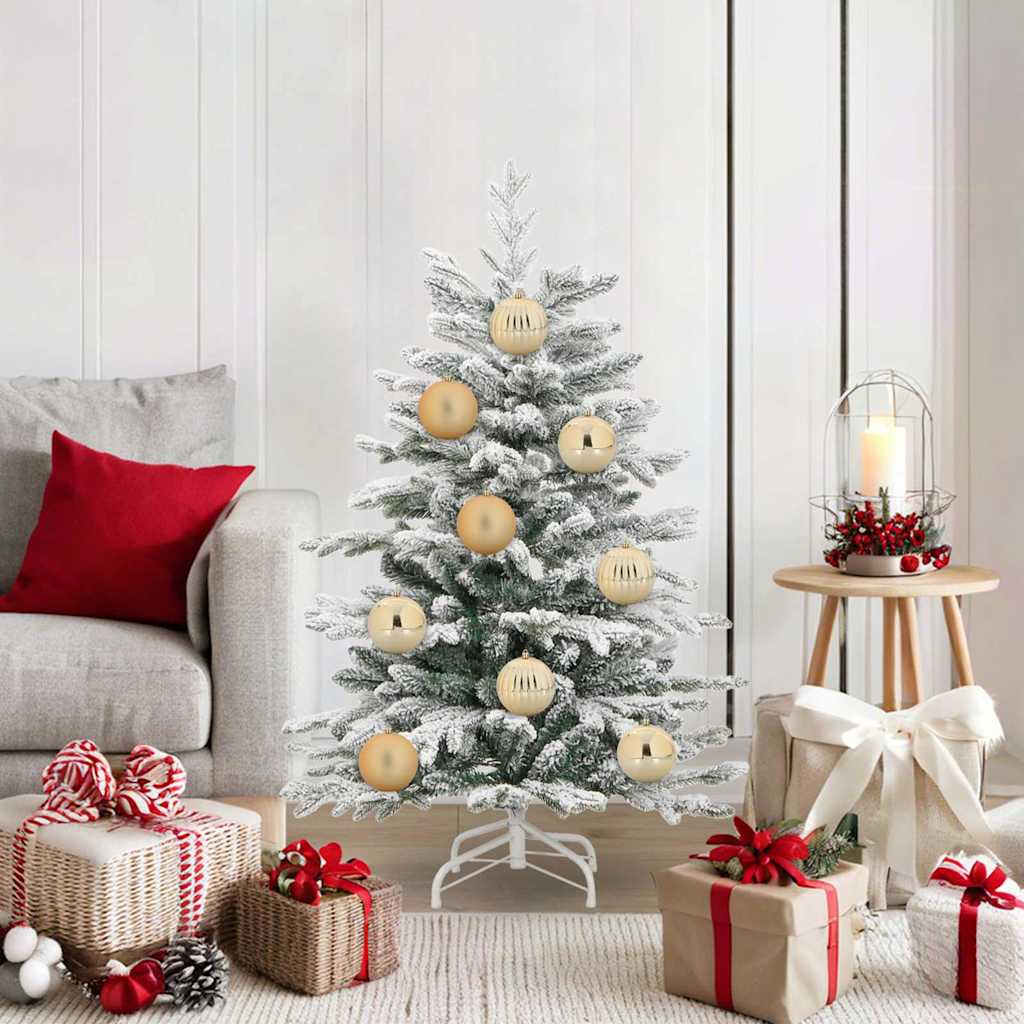 Ensemble de Boules de Noël 15 pcs Doré