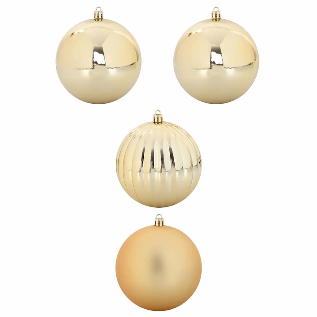 Thumbnail - vidaXL Weihnachtsbaumkugel-Set XXL 4 pcs Gold Kunststoff