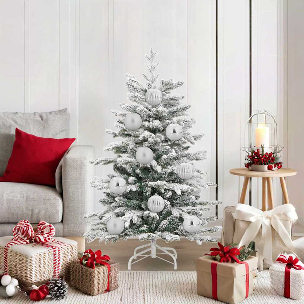 Ensemble de Boules de Noël 15 pcs Argent