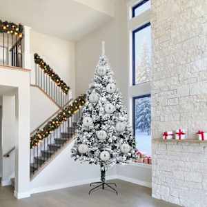 Set božičnih kroglic XXL 3 pcs srebrna Plastika