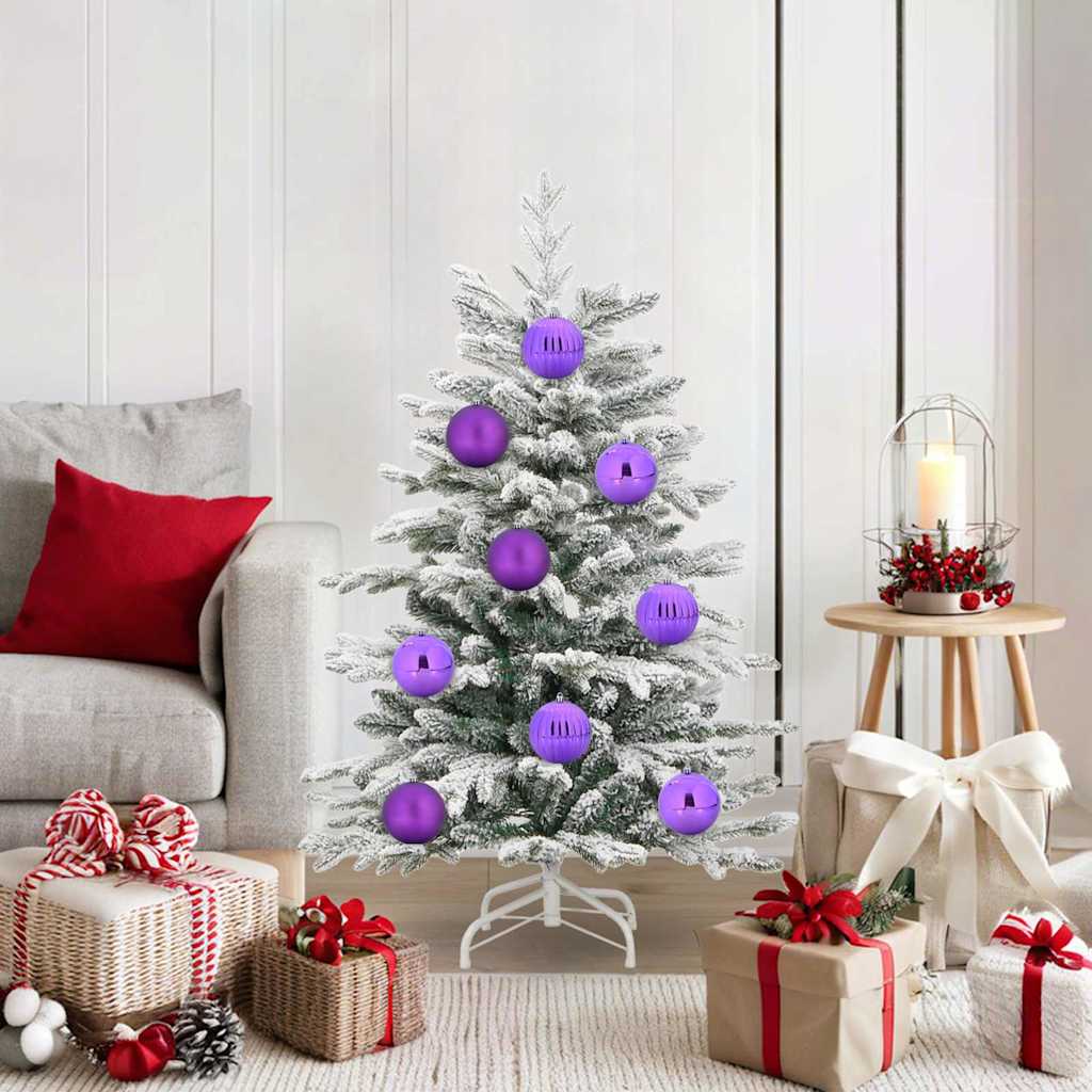 Ensemble de Boules de Noël 15 pcs Lilas