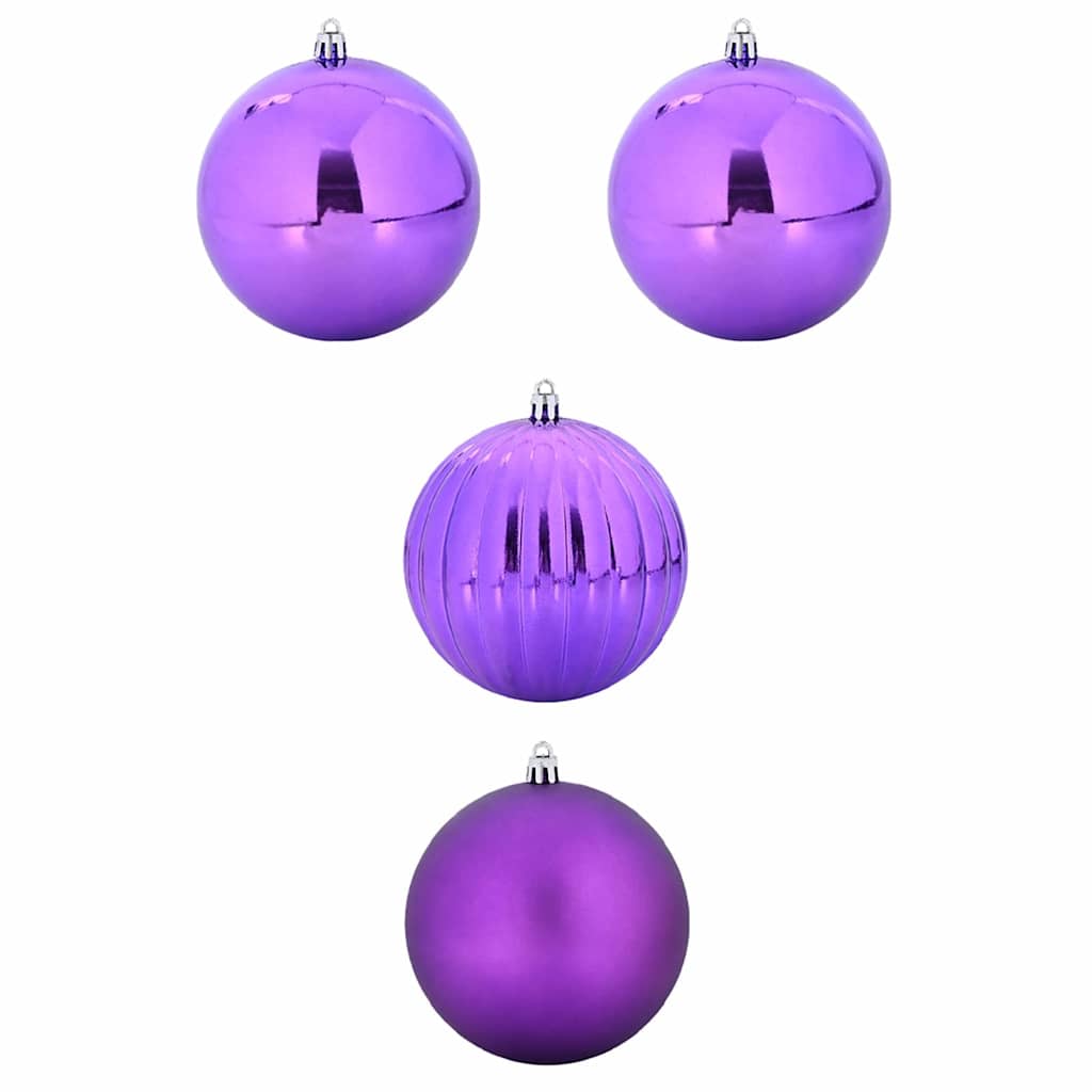Thumbnail - vidaXL Weihnachtsbaumschmuck Set XXL 4 pcs Lila Kunststoff