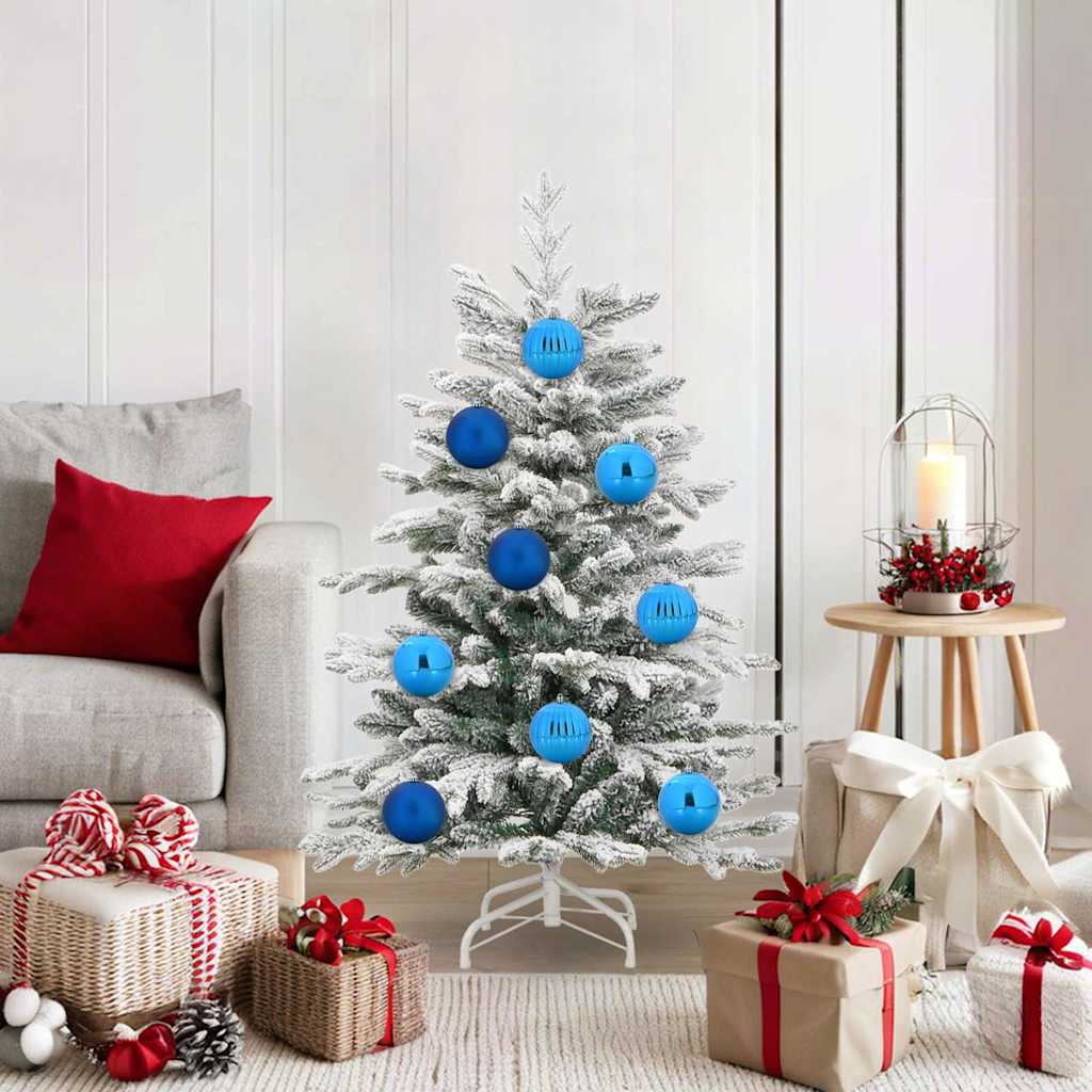 vidaXL Weihnachtskugel-Set 15 pcs Blau
