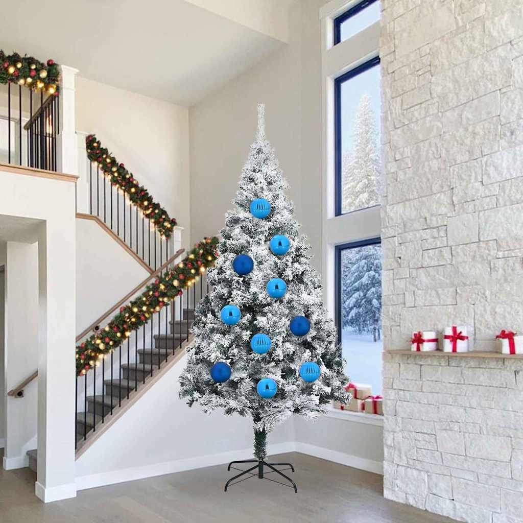 vidaXL Set de Globuri de Crăciun 4 pcs albastru XXL