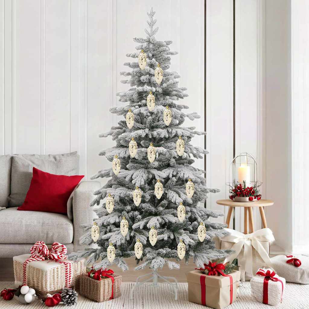 Décoration de l'arbre de Noël 40 pcs Doré