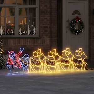 Božična dekoracija med 1224 LED večbarvno 69 x 79 cm PVC