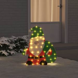 Osvětlený Santa Claus s 60 LED diodami Teplá bílá 70 x 62 cm - obrázek 1