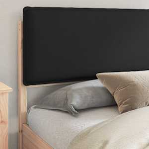 Rám postele s čalouněným čelem s čelo Černá 200 x 200 cm - obrázek 3