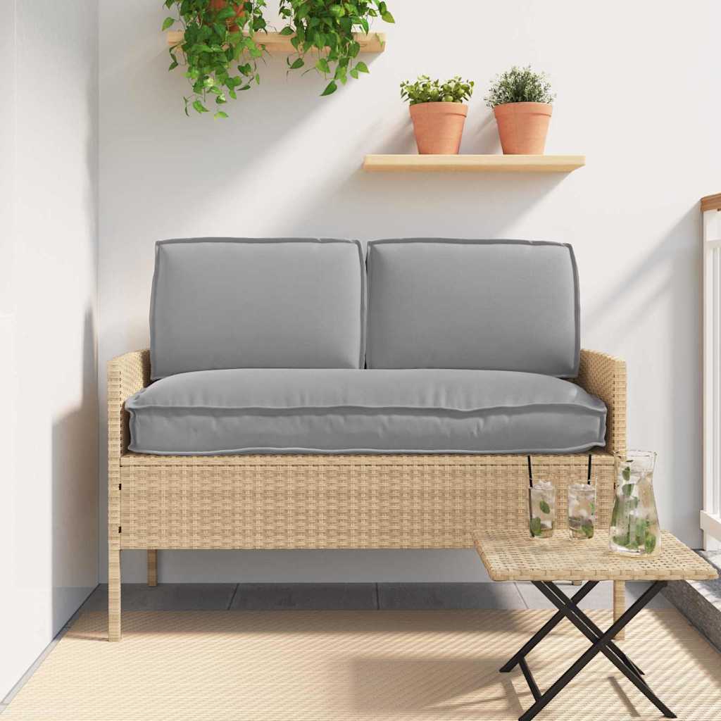 Pallet Kussen Set 3 pcs Grijs 50 x 120 x 12 cm 60 x 40 x 12 cm