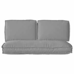Sada polštářů 3 pcs Šedá Oxford látka - obrázek 8