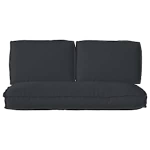 Sada polštářů 3 pcs Černá Oxford látka - obrázek 8