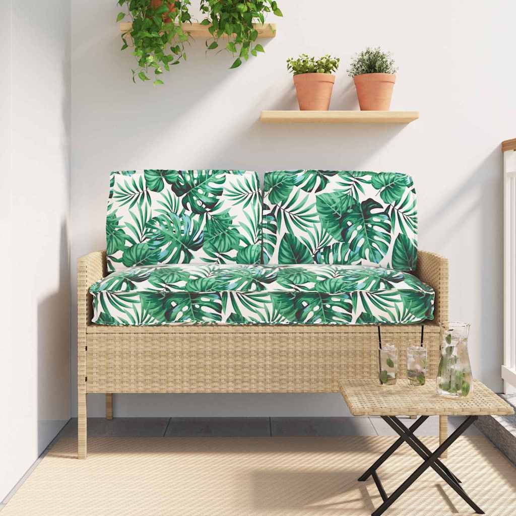 Pallet Kussen Set met kussen 3 pcs Bladpatroon