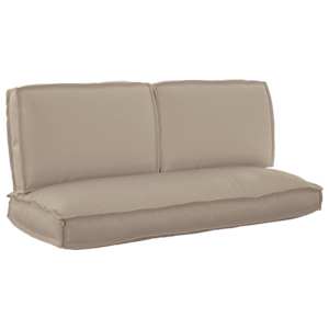 Sada polštářů 3 pcs Taupe Oxford látka - obrázek 2