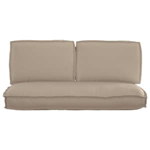 Sada polštářů 3 pcs Taupe Oxford látka - obrázek 8