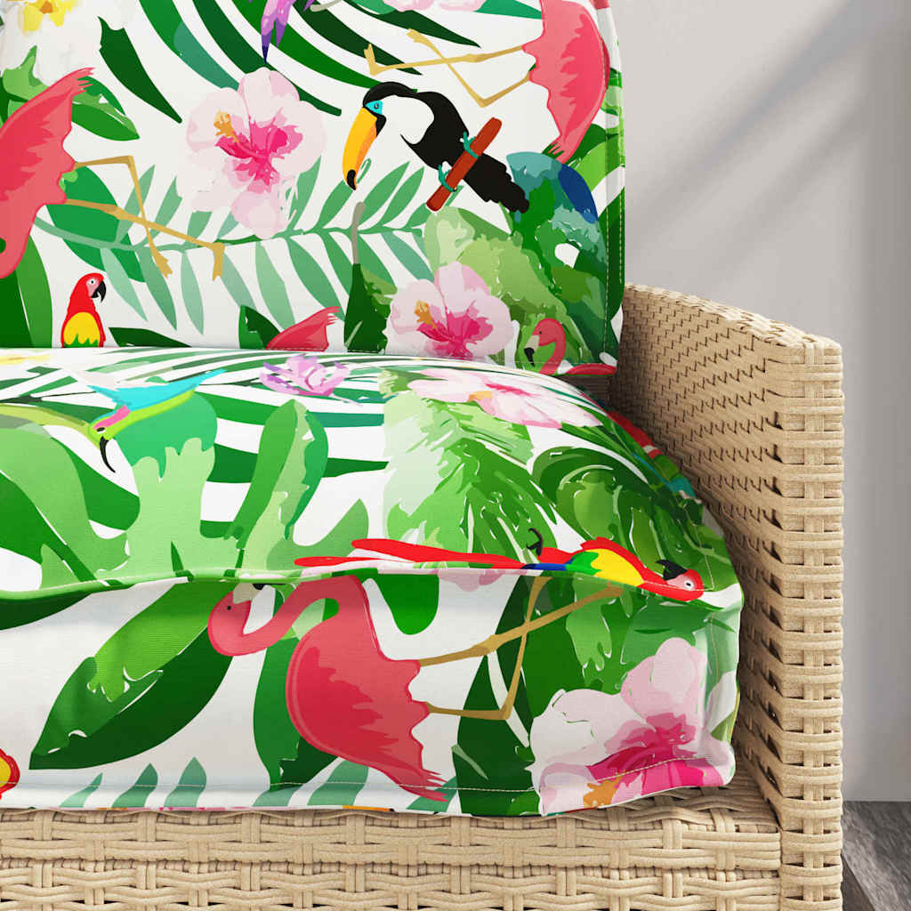 Kussen Set Bloemen 3 pcs Multikleur Oxford Stof image 5