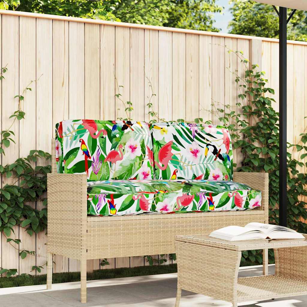 Kussen Set Bloemen 3 pcs Multikleur Oxford Stof image 4