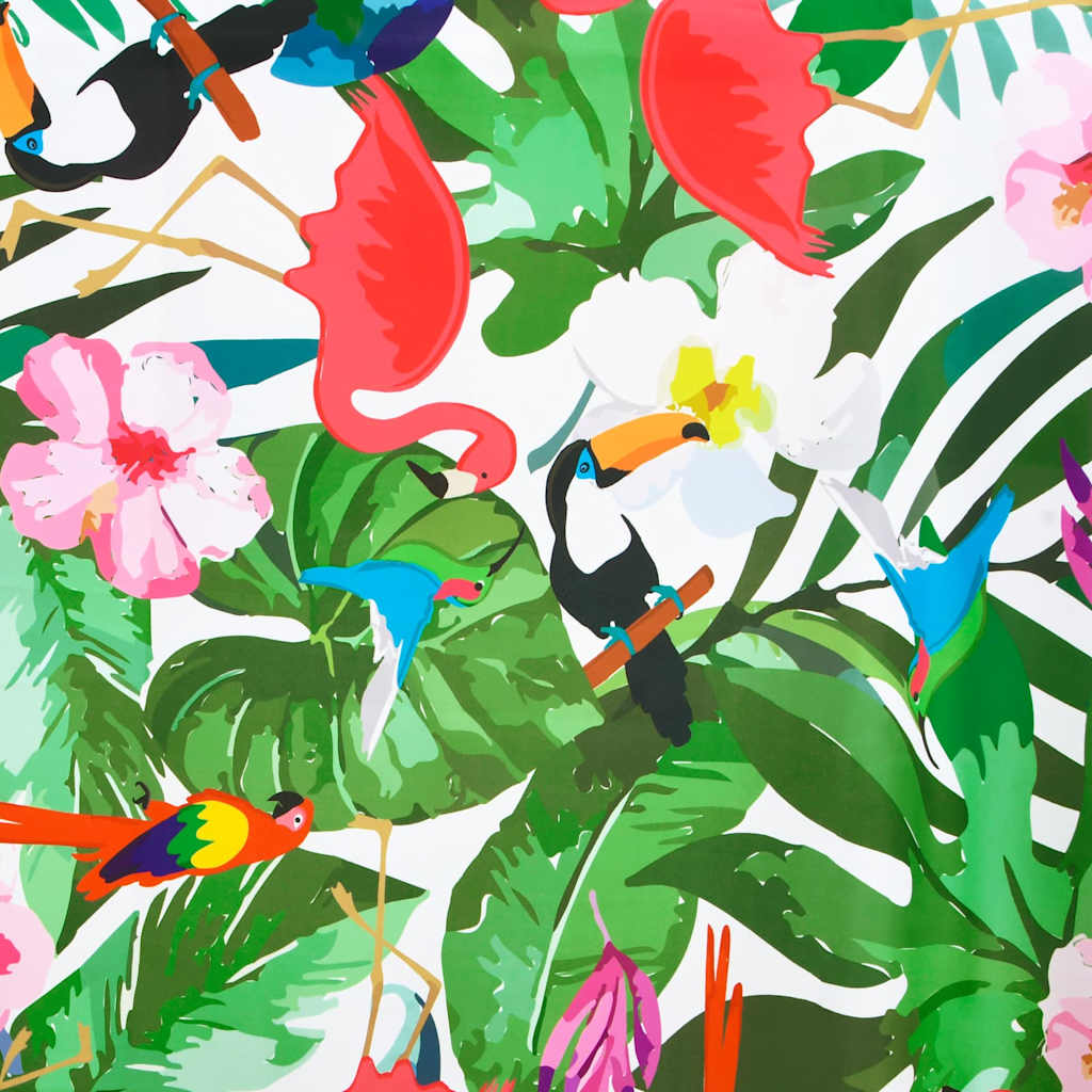 Kussen Set Bloemen 3 pcs Multikleur Oxford Stof image 12