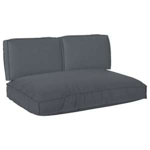 vidaXL Padjakomplekt Oxfordi kangas Antratsiit 120 x 80 x 52 cm