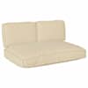 vidaXL Padjakomplekt Oxfordi kangas Beež 120 x 80 x 52 cm