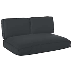 Sada polštářů 3 pcs Černá Oxford látka - obrázek 2