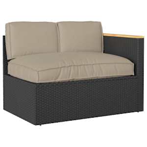 Sada polštářů 3 pcs Taupe Oxford látka - obrázek 3