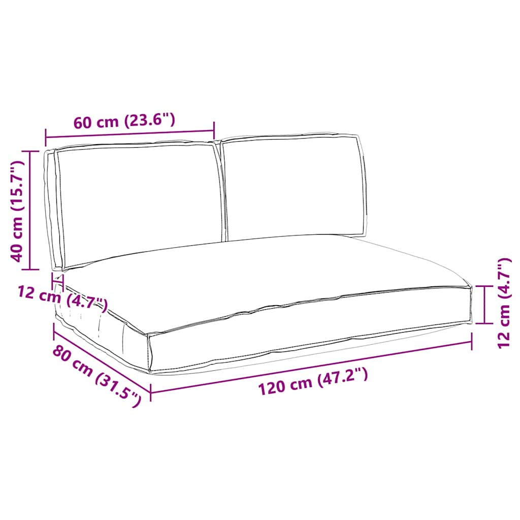 Set blazin List 3 pcs Vzorec lista Oxford tkanina