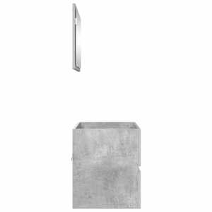 Sada koupelnového nábytku Betonově šedá 60 x 38,3 x 45 cm - obrázek 9