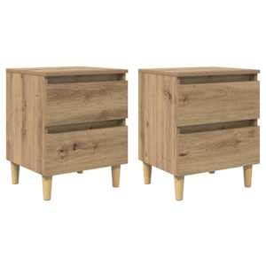 Skříňky pod postel 2 pcs Artisanový dub 40 x 35 x 50 cm - obrázek 1