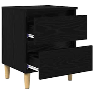 Skříňky pod postel se zásuvkou 2 pcs Černý dub 40 x 35 x 50 cm - obrázek 6
