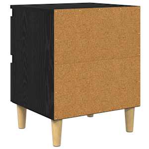 Skříňky pod postel se zásuvkou 2 pcs Černý dub 40 x 35 x 50 cm - obrázek 8