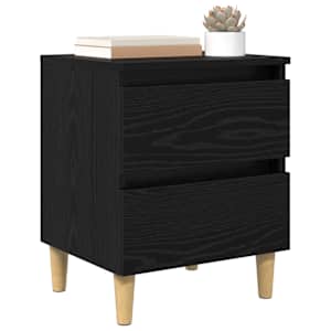 Skříňky pod postel se zásuvkou 2 pcs Černý dub 40 x 35 x 50 cm - obrázek 3