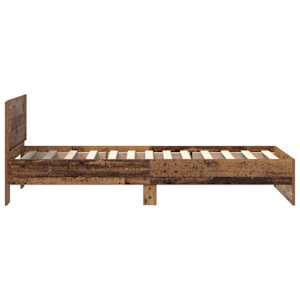 Rám postele s čelo Staré dřevo 75 x 190 cm kompozitní dřevo - obrázek 7