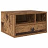 vidaXL Printeri alus Vana puit 40 x 32 x 24 cm Tehispuit