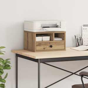 Stojalo za tiskalnik s predalom Umetni hrast 40 x 32 x 24 cm